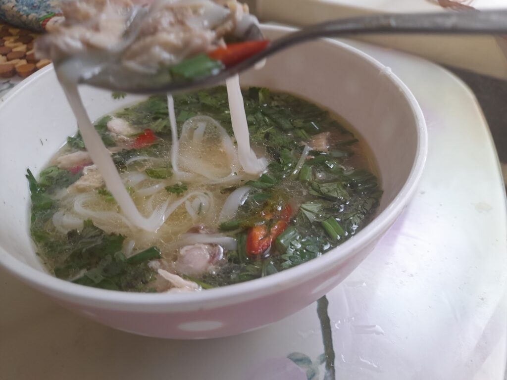 Вьетнамский суп Фо с курицей